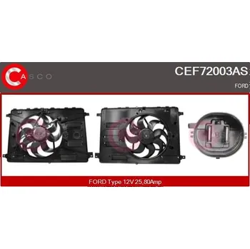 Chladič motoru Elektromotor, větrák chladiče CASCO CEF72003AS