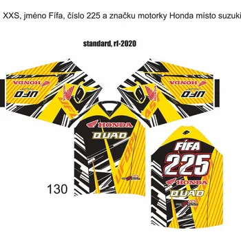 Moto dres Dres na zakázku Motokros, Enduro, MTB, BMX, DH, 126 2H1128117