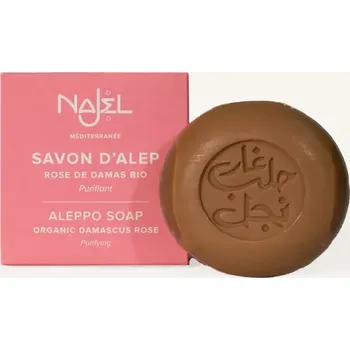 Koupelová kosmetika NAJEL Mýdlo Aleppo s výtažkem damašské růže 100 g