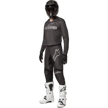 Moto dres dres FLUID GRAPHITE, ALPINESTARS (černá/šedá) (Velikost: S) 2H749518