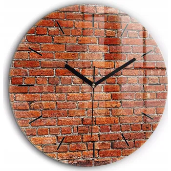 Hodiny Nástěnné hodiny Wallfluent červené 60 cm