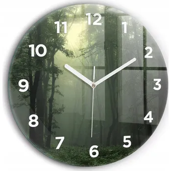 Hodiny Nástěnné hodiny Wallfluent zelené 60 cm