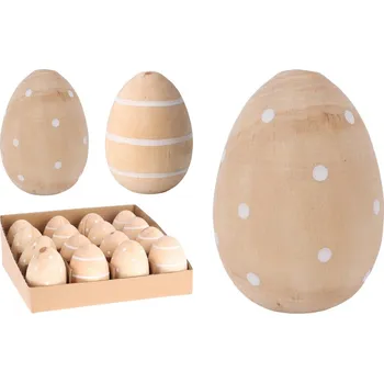 Dřevěná Kraslice větší dekorace pro Velikonoce a Kreativní Projekty