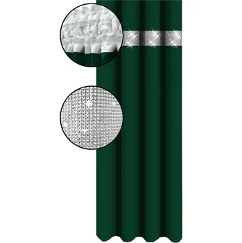 Hotový závěs 145x180 matný závěsy na pásce do obýváku žabky záclonky