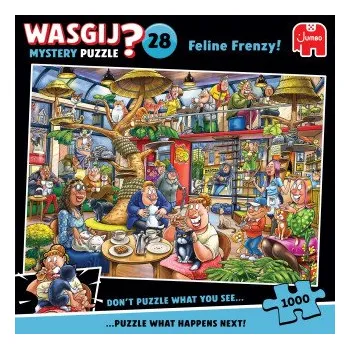 Puzzle Wasgij Mystery 28 - Feline Frenzy - Puzzle 1000 Teile (DA)
