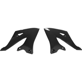 spoilery chladiče Yamaha, RTECH (černé, pár) YAMAHA YZ 125 2022-2023