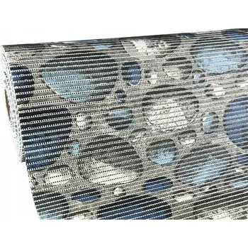 Koupelnová předložka Koupelnová rohož na metry Protiskluzový kobereček Barevné kameny 150x65 cm