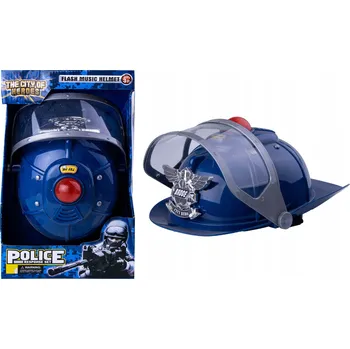 autíčko ND17_ZB-140640 Policejní helma se zvukem v krabici