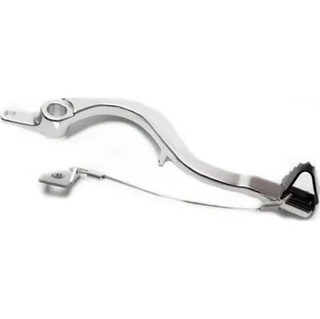 Brzdový pedál MOTION STUFF 83P-0221002 silver body, black steel fixed tip Pevný hrot z oceli 2H393207