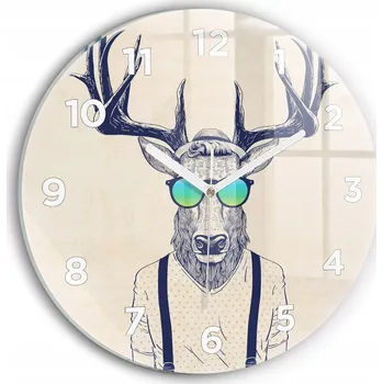 Hodiny Nástěnné hodiny Wallfluent béžové 30 cm