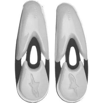 Moto obuv slidery špičky pro boty SMX-R/SMX-1/2/4/5/WP/STELLA/SUPERTECH R, ALPINESTARS (bílé, pár) 25SLI6-20