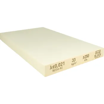 PUR deska tepelná izolace - polyuretanová deska/panel 70x500x1000mm