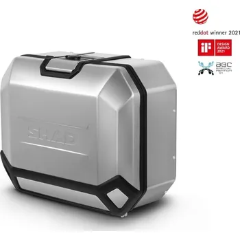 Motodoplněk Kompletní sada hliníkových kufrů SHAD TERRA, 48L topcase 47L/47L boční kufry, včetně montážní sady a plotny SHAD SUZUKI DL 1000 V-Strom/ DL 1050 V-Strom SUZUKI V-STROM 1050 2020-2025