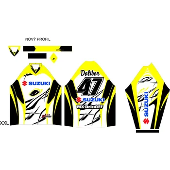 Moto dres Dres na zakázku Motokros, Enduro, MTB, BMX, DH, 203 2H1128285