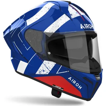 Helma na motorku přilba MATRYX Scope, AIROH (modro-červená, vel. 2XL) 2025 MXS55