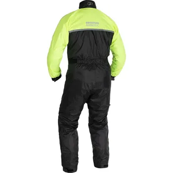 Moto bunda pláštěnka RAIN SEAL, OXFORD (černá/žlutá fluo) 2023 (Velikost: 5XL) 2H145117