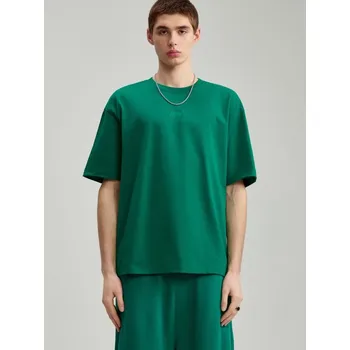 Pánské tričko Tričko s ozdobnou výšivkou - L - House - zelená - 989GB-77X