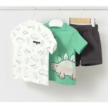 Chlapecké kraťasy letní komplet s dinosaury 1652-21 velikost 86