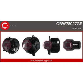 Ventilátor topení a klimatizace vnitřní ventilátor CASCO CBW78027GS