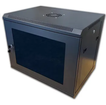 modulární přístroj a rozvaděč Datacom 71071 19" 9U/450 mm černý