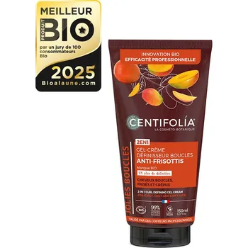 Stylingový přípravek CENTIFOLIA Gelový krém 2v1 na kudrnaté vlasy proti krepatění, 150 ml