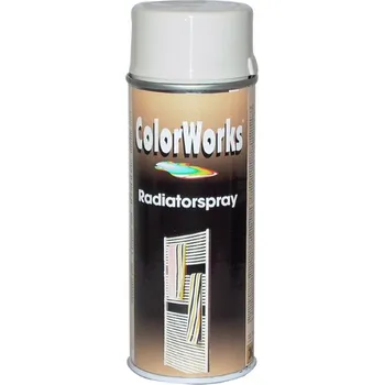 Barva ve spreji ColorWorks Barva na radiátory sprej bílý mat 400 ml