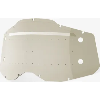 Motocyklové brýle plexi Forecast Racecraft 2/Accuri 2/Strata 2, 100% - USA (kouřové, Anti-fog) 51223-102-01