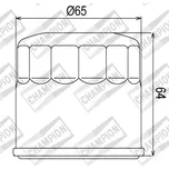 Olejový filtr CHAMPION COF104 100609355 HONDA CBR 650 F 2014-2017