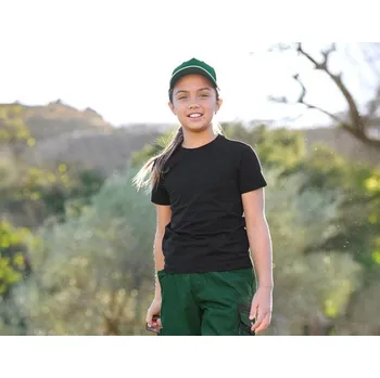 Chlapecké tričko e.s. Tričko cotton stretch, dětská velikost 134/140 černá Strauss