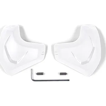 Motocyklový chránič kolene a holeně vyměnitelné abrazivní vložky loketních sliderů, ALPINESTARS (bílé) 6450018-20-TU