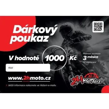 Dárkový poukaz / certifikát na zboží v hodnotě 1000 Kč na 2HMOTO 2H764657
