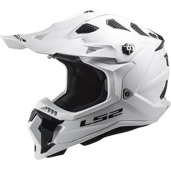 Helma na motorku LS2 MX700 SUBVERTER SOLID GLOSS WHITE (Velikost: 3XL) 407001002-MASTER