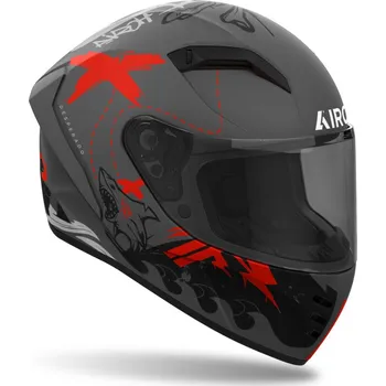 Helma na motorku přilba CONNOR Desperado, AIROH (oranžová matná, vel. 2XL) 2025 CND32