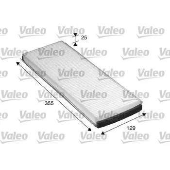Klimatizace automobilu Filtr, vzduch v interiéru VALEO 698762