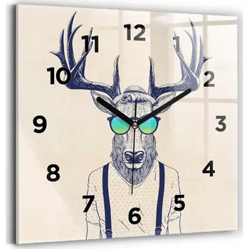 Hodiny Nástěnné hodiny Wallfluent béžové 30 cm