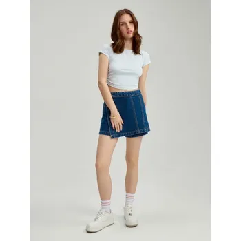 Dámské oblečení Kraťasová sukně - 38 - House - modrý - 325EQ-55J
