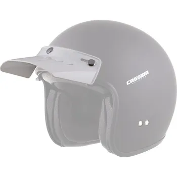 Motodoplněk plochý kšilt Oxygen, CASSIDA (bílý, cvakání na druky) 2H38799