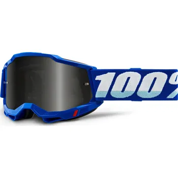 Motocyklové brýle ACCURI 2, 100% Sand brýle modré, kouřové plexi 50222-102-02