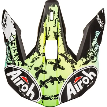 Helma na motorku náhradní kšilt pro přilby WRAAP Smile, AIROH (žlutá) WRSM31F