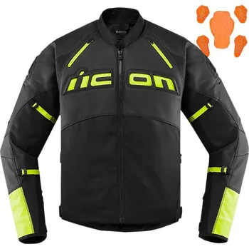 Moto bunda JKT CONTRA2 CE HIVIZ 2X (Velikost: L) 2810-3658