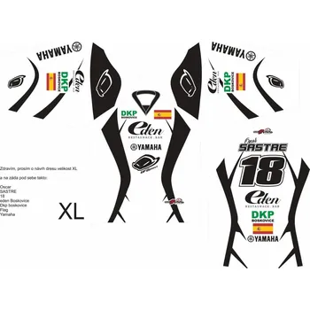 Moto dres Dres na zakázku Motokros, Enduro, MTB, BMX, DH, 144 2H1128137