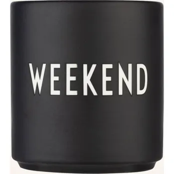 Design Letters Hrnek Weekend, černá