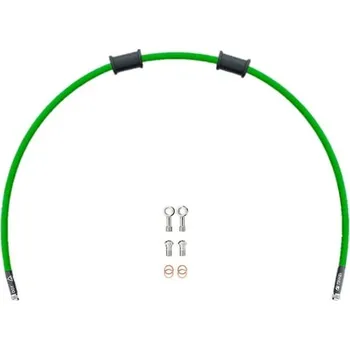 Hadice spojky Venhill POWERHOSEPLUS KAW-11010C-GR (1 hadice v sadě) Green hoses, chrome fittings KAW-11010C-GR
