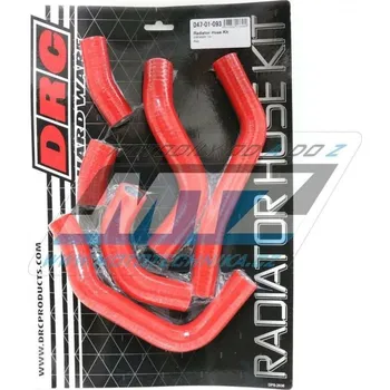 Hadice chladiče DRC RADIATOR HOSE KIT - DRC D47-01-093 - Honda CRF450R / 13-14 - červené (sada 6ks) DF4701093