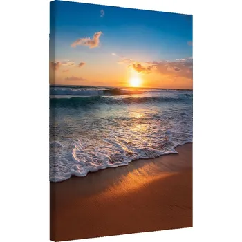Obraz Obraz na plátně, Pláž Moře Západ slunce Krajina 60x90