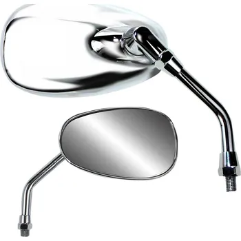 Zrcátko pro motocykl ZRCADLO PU AMERICKÝ CHROM 17030