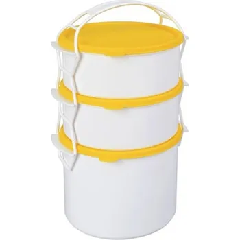 Dóza na potraviny Obědář UH 3-dílný, 2x1,2 l + 1x2 l KLC