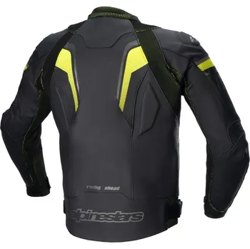 Sportovní oblečení bunda GP PLUS R RIDEKNIT, TECH-AIR 5 kompatibilní, ALPINESTARS (černá/žlutá fluo, vel. 58) 3100321-155