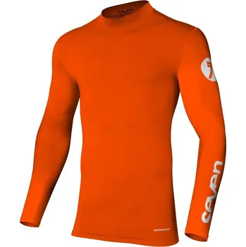 Moto dres Juniorský dres SEVEN Zero Compressions - flo orange 2020010-801-YS
