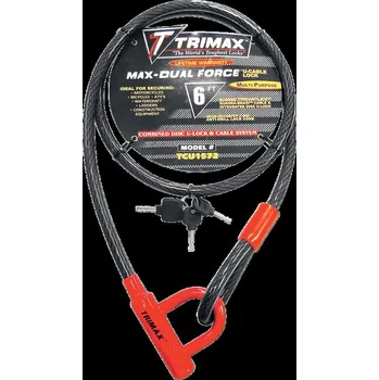 Motozámek ZÁMKOVÝ KABEL A U-ZÁMEK 72" TCU1572